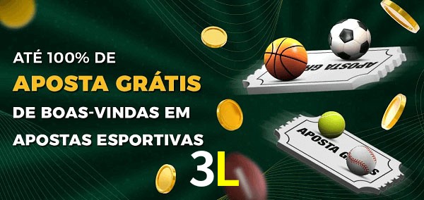 3L Ate 100% de Aposta Gratis